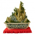 Ji Wenyu and Zhu Weibing, New Chinese Bonsai, cloth and other materials, 92 x 65 x 109cm, 2006