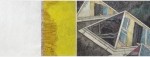 Untitled Bar and the Abandoned Garden of Commerzbank,pencil,ink,water color on xuan paper,scroll painting on xuan paper, 390x33cm,2011
