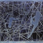 Ed Pien, Suspend 3,  Hand cut 3M reflector film laminated on Shoji paper，121.9 cm x 91.5 cm, 2012