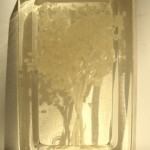Take-Away, rice, resin, and masking tape, dimensions variable, 2012