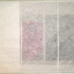 肖像练习,Op.01一枝照眼, 是雪, 是梅花 丙烯色, 矿物色, 铅笔, 数码打印, A4打印纸, 宣纸 65 x 31cm 2011