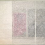 Portrait Practice, Op.41,A Glimmer of Light the Eye: is it snow, is it a Plum Blossom Acrylic mineral pigment tea pencil digital print A4 paper rice paper 65 x 31cm 2011