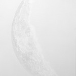 Shi Jing, Crescent Moon, oil on canvas, 70 X 50 CM, 2012 