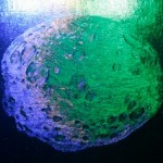 Shi Jing，UY55，Oil on canvas，25 X 25 cm,2012
