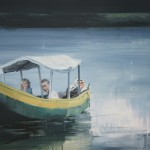 Jiang Guozhe, On the Nile, oil on canvas, 200 x 190 cm, 2008