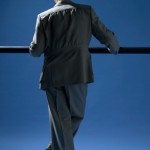 Leung Chi Wo and Sara Wong, English Gentleman Leaning Against The Handrail, photograph, 100 x 150cm, 2011