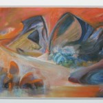 George Moore, Unfinished Landscape, pastel on Canson pastel paper, 73 x 54cm, 2006