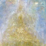 Sun Jianwei, Stupa, oil acrylic and modeling paste on canvas,160 X 200cm, 2011