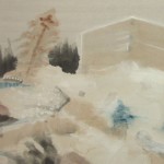  柴一鸣，无题，水墨和水彩在宣纸，70 x 100cm, 2010