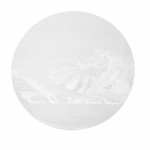 史晶，白线，布面油画，60cm, 2006