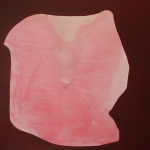 Zhu Ye, Red, No. 2, oil on canvas,130 x130 cm,  2011
