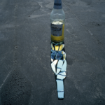 Anti Shadow-Beer Bottle, Photograph, 40cm×60cm, 2011