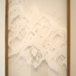 Chen  Cheng，Flowing Water，Parchment paper，96.5 X 64 cm，2012 