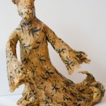 Monika Lin， “On the way to the Imperial Examination…” wire, rice paper, paste, and beeswax, dimensions variable， 2012