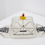 Christina Shmigel,  Hats for the Contemporary Literati: Hat for Cutting Thru Delusion (True/False), calligrapher's felt, wire and glass, 63 x 15 x 12 cm,  2012  