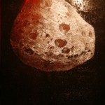 Phobos (Back Side),Oil on canvas,16 X 13.5 cm, 2012