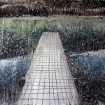 Li Haifeng, "Bridge," oil on canvas, 112x145cm, 2012