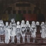 Zhang Hao, "Ladies," propylene on canvas, 140 x 100cm, 2012