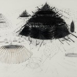 Karin van Dam, “Tentenkamp,” drawing， 2012