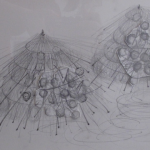 Karin van Dam, "Untitled," pencil on paper