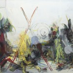 “If Man Could Control His Fate,” oil on canvas, 200 x 150 cm, 2012