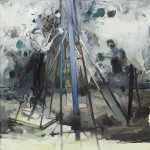 “Wing,” oil on canvas, 70 x 70, 2012