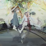 “Life is a Stage,” oil on canvas,130 x100cm, 2012