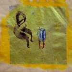 艾蓝迪, “被打破的规律 1号,” 丙烯在冥纸上, 34 x 34cm, 2013