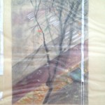 Wang Taocheng, “Practice of Portrait / Op.19,” ink, watercolor, mineral color, acrylic color, liquid alum, tea, flour glue on rice paper and spun silk, 69 x 44cm, 2012