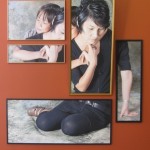 卜以思和王浩然“情感肖像:瞳和守一,”根据作品特别定制的框，影像保存处理, 150 x 150 cm，出售5个版本，艺术家自留2个版本，2011