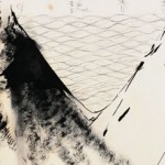 Wei Qingji, “Landscape,” ink and mixed media on rice paper, 70× 136cm, 2009 