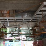 李牧，微喷哑光纸在铝板上，丝印布料，75 x 120 cm， 2013李牧，"仇庄项目—一个分散在农村的美术馆", 微喷哑光纸在铝板上，丝印布料，75 X 10cm, 2013