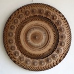 Bai Yiluo, Center No.3, wooden board, 120 x 12cm, 2013cm