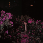Liao Wenfeng, Gesture in the Flowering Shrubs, Photograph, 100cm×100cm, 2011