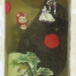 Monika Lin, Memory Boxes 3, found objects, resin, found box, 37 x 11.5 x 10cm, 2014